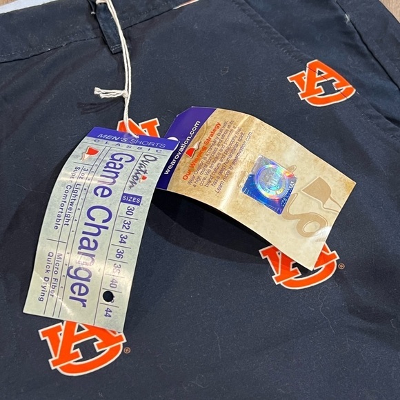 NWT Auburn University Size 42 Ovation Official Licensed College Shorts Tigers - Picture 4 of 9